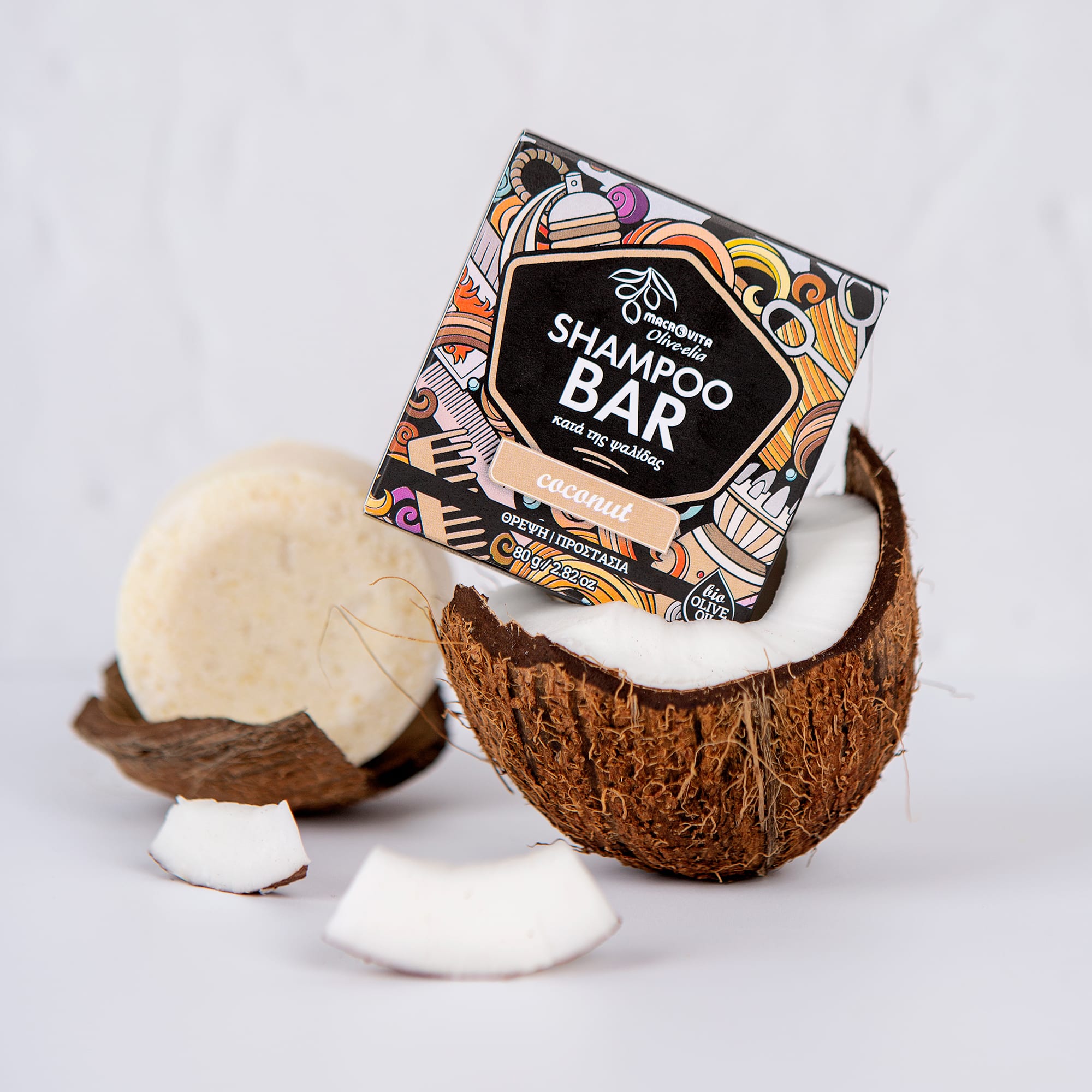 Čvrsti šampon kokos Macrovita